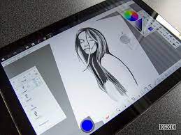 Both drawing tablets and pen displays are available in different sizes. Windows Tablet Drawing With Pen Portrait Sketches Demorie