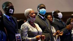 Celebrities, civil rights activists, politicians and family members attended the memorial. George Floyd S Memorial Filled With Love Hope And Calls For Change Abc News
