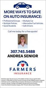 Will yours be the next case in the hall of claims? Farmers Insurance Andrea Senior