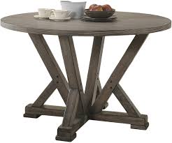 Newstone grey round dining table 47. Amazon Com Best Master Furniture 47 In Round Dining Table Grey Tables