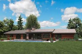 Contemporary house plan with open floor plan. Plan 69510am Stunning Contemporary Ranch Home Plan Ranch House Plans Ranch House House Plans
