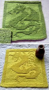 Animal Dishcloth And Washcloth Knitting Patterns In The