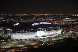 The New Roof Lights On At T Stadium Cowboys Stadium Texas Football Nfl Stadiums
