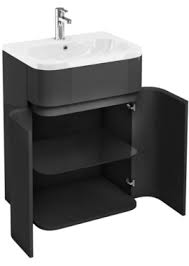 When shopping, search for a vanity similar to other freestanding pieces in your bathroom to maintain a cohesive height and clearance. Large Bathroom Vanity Units Bathrooms 365
