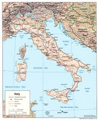 On this image, although small in size, you can easily see the mountainous areas of norway and spain. Italy Maps Perry Castaneda Map Collection Ut Library Online