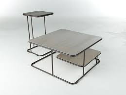 Olive wood slab coffee table. Collectie Bert Plantagie