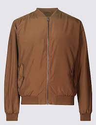 Baseball Bomber Jacket With Stormwear M S Collection M S Bomber Jacket Baseball Bomber Jacket Jackets