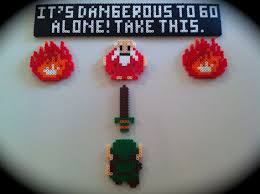 The Legend Of Zelda It S Dangerous To Go Alone Electronics Cars Fashion Collectibles Coupons And More Perler Bead Art Perler Bead Patterns Crafts