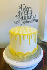 50 Lemon Cake Design Cake Idea October 2019 Lemon Birthday Cakes Cake Design Lemon Cake