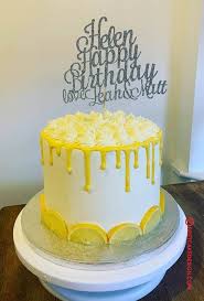 Chiffon cake is covered in a chocolate icing, and serves as the glue to hold a modest 5 big. 50 Lemon Cake Design Cake Idea October 2019 Lemon Birthday Cakes Cake Lemon Cake