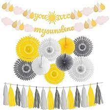 Amazon Com You Are My Sunshine Party Supplies You Are My Sunshine Party Decorations You Are Sunshine Baby Showers Baby Shower Fall Sunshine Birthday Parties