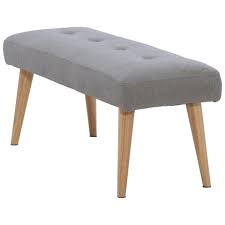 Sitzbank Egedal Gepolstert Grau Sitzbank Sitzen Sitzbank Polster