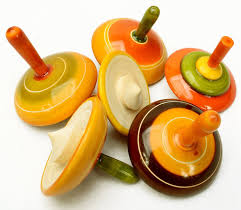 Colorful, simple, and wonderfully durable, the jacob's ladder is a timeless delight that'll mesmerize generation after generation. Buy Lot Of 6 Pcs Handmade Painted Wood Spinning Tops Wooden Toys Vintage India Craft Online At Low Prices In India Amazon In