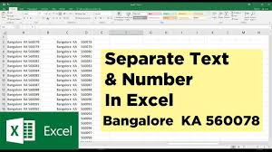 The numbers can be of varying lengths but are always on the right of the string. How To Separate Text And Numbers From A Cell In Excel Microsoft Excel Tutorial Youtube