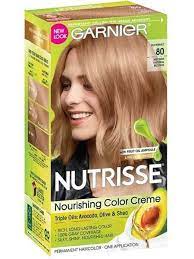 Garnier Nutrisse Nourishing Hair Color Creme Permanent Medium Natural Blonde 80 Nourishing Hair Dyed Blonde Hair Brown To Blonde Balayage
