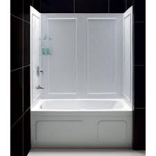 Tubcove seamless bath tub walls & shower walls offer the best value in the puget sound. Tub Surrounds Bathtubs The Home Depot