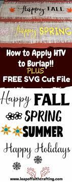Yes You Can Apply Htv On Burlap Learn How Cricut Tutorials Printing On Burlap Burlap