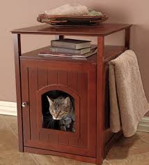 Elegant Hidden Cat Litter Box End Table Litter Box Furniture Litter Box Covers Cat Litter Box Furniture
