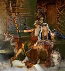 Frigg And Woden Arte Nordico Mitologia Nordica Mitologia