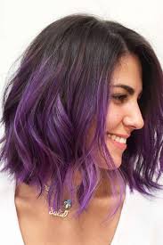 60 Adorable Short Hair Styles Lovehairstyles Com Short Ombre Hair Dark Purple Hair Color Short Hair Balayage