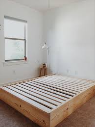 Follow the building codes and hire a professional contractor if you don't have. How To Build An Easy Bed Platform Maker Gray Diy Platform Bed Frame Diy Platform Bed Simple Bed