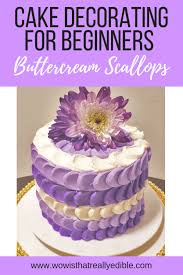 You will get expert advice from baking to icing to decorating with style. The Ultimate Beginners Guide To Cake Decorating Part I Buttercream Scallop Wow Is That Really Edible Custom Cakes Cake Decorating Tutorials Cake Decorating For Beginners Cake Creative Cake Decorating