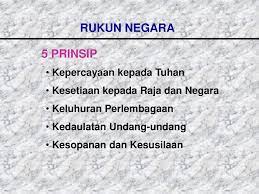 Paham islam di malaysia oleh negara sebagai disebut. Rukun Negara Ppt Download