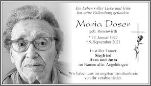 Maria Doser's Instagram, Twitter & Facebook