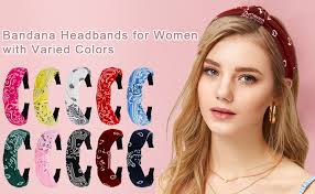 Amazon.com: TOBATOBA בנדנות פייזלי קשורות