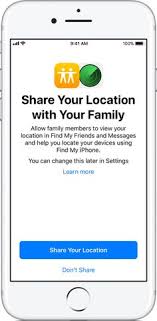 Share Your Location With Your Family Find My Friends Messaging App People App