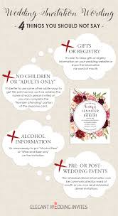 As a general rule, wedding card wishes should be genuine, warm and. Wedding Invitation Wording 4 Things You Should Not Say Elegantweddinginvites Com Blog