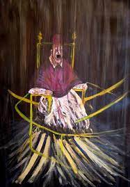 Bacon & pope innocent x. Francis Bacon Pope Innocent X 1953 Francis Bacon Bacon Art Francis Bacon Pope