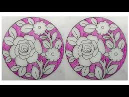 Alekhan How To Draw Rose Flower Alekhan Drawing Youtube Alekhan drawing। आयताकार आकृति में फूल का आलेखन।आलेखन कला. alekhan how to draw rose flower alekhan drawing