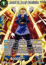 Check spelling or type a new query. Android 18 Speedy Substitution Malicious Machinations Dragon Ball Super Ccg Tcgplayer Com