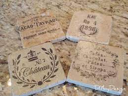 Summer fruit handmade tumbled marble coasters. Diy By Design Tumbled Marble Coasters Tutorial Marble Coasters Coasters Diy Coasters