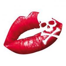 Lt Mini Decal Lip Skull Lip Print Tattoos Neck Tattoo Kiss Tattoos