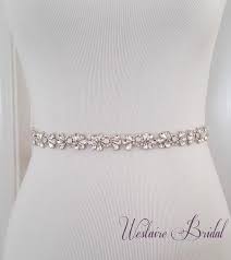 Beaded Bridal Belt Opal Wedding Sash Belt Wedding Belt Thin Etsy Bridal Belt Wedding Belts Wedding Dress Belt Crystal