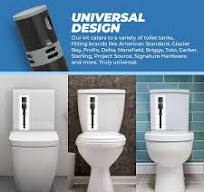Ravine Kit de substituição de válvula de enchimento de vaso sanitário  universal de alto desempenho - Enchimento silencioso e rápido, super fácil  de ...