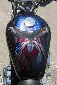 Tank Ghosted Eagle Motorcycle Artwork Biker Art Bike Tank