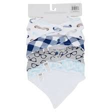 Kaiuru Kids Roupas E Acessorios Infantis Nacionais E Importados Kit 4 Babadores Bandana Azul Hudson Baby