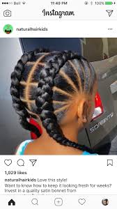 Prepare your braiding hair and part it into 3 strands. Natural Hair Styles For Kids Natural Hair Styles Black Natural Hairstyles Black Kids Hairstyles