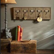 Rustic key rack for wall. Rustic Key Rack Wall Decor Pink Pig