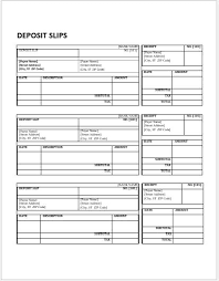 A bank deposit slip is issued by the bank to fill out when the client wants to deposit cash to another bank account. Deposit Slip Templates For Ms Word Word Excel Templates