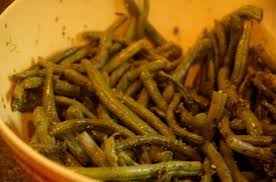 Looking for the green bean appetizer? Zesty Pesto Green Beans Easy Appetizer Or Snack Reluctant Entertainer