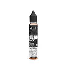 And just because you can obtain a 50 mg/ml nic salt juice doesn't mean you should vape it in even some airier more. Vgod Saltnic Cubano Black Juice Electric Tobacconist