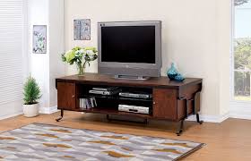 Furniture Of America Cm5452 Antique Brass Metal Frame Tv Stand Furniture Living Room Wall Units Oak Furniture
