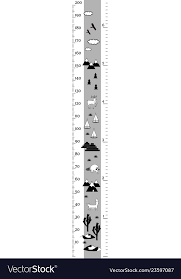 Height Chart In Minimalistic Scandinavian