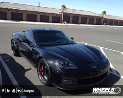 Our Client S Chevrolet Corvette C6 Z06 With 19 20 360 Forged Spec 5ive Wheels Www Wheelsperformance Com Black Car Chevrolet Corvette Corvette
