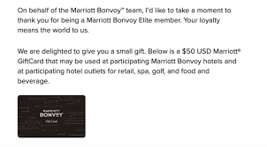 Finally done with the marriott gift card balance check? Marriott Bonvoy Members Check Email For Free Gift Card Points Miles Martinis