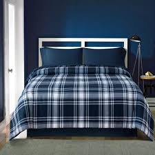 At ikea you'll find twin beds for every style and need. R2zen Thomas Plaid 4 Piece Blue Twin Xl Mini Bed In A Bag Rz624bl11 The Home Depot